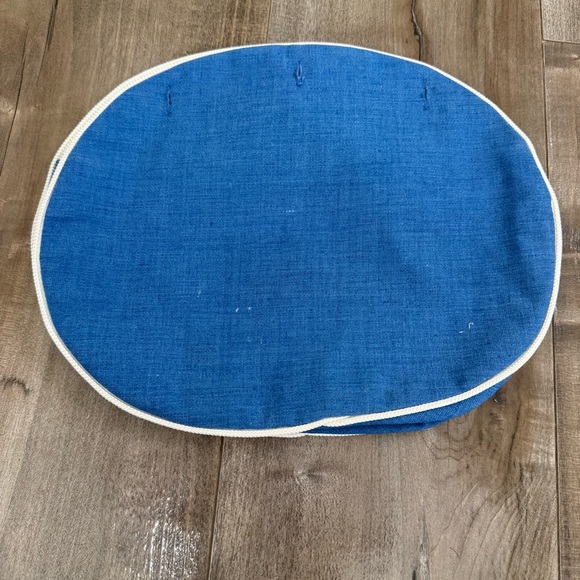 Vintage Bee Hive Baltimore Handbag Purse Wooden Handle Interchangeable 4 Covers - Picture 12 of 14